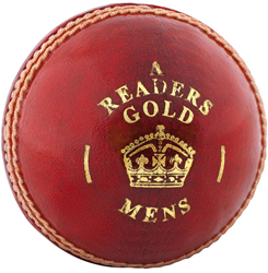 Readers palla da cricket Gold 'A' - palla in pelle premium per uomini