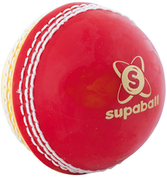 Readers palla da allenamento cricket Supaball rosso/giallo giovani resistente