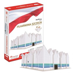 Cubic Fun Puzzle 3D - Filarmonica di Stettino - 98 pezzi di divertimento
