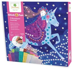 Sycomore giocattolo mosaico unicorni attività creative bambini