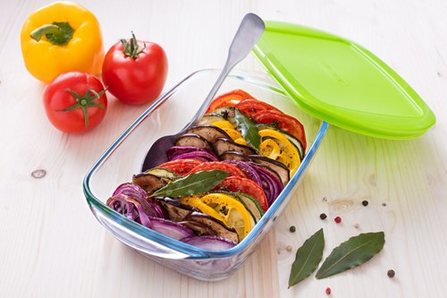 Pyrex contenitore in vetro 400ml - box alimentare resistente al forno-3