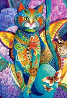 Castorland puzzle Feline Fiesta - 1500 pezzi puzzle gatti