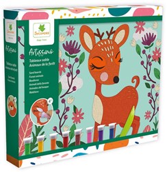 Sycomore set creativa sabbia animali della foresta dai 4 anni
