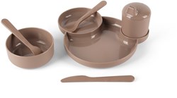 Dantoy set stoviglie bambini BIO plastica moka 7 pezzi regalo sostenibile