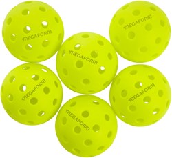 Megaform set palline pickleball outdoor 6 pezzi - giocattolo sportivo