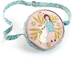 Djeco borsa piccola Cat - elegante borsa per bambini in cotone