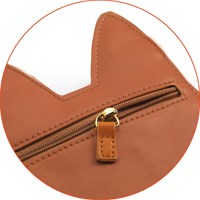 Djeco borsa a tracolla bambini Renard - borsa animale con design volpe-2