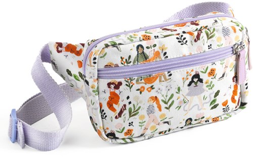 Djeco marsupio bambina - borsa bambini cotone impermeabile cartoon