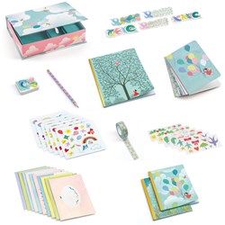 Djeco set di scrittura Charlotte set cancelleria scatola carta FSC