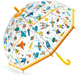 Djeco ombrello Space - ombrello colorato per bambini a tema spazio
