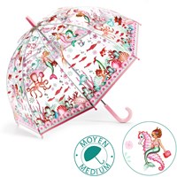 Djeco ombrello Mermaid - Accessorio pioggia bambini sirena-2