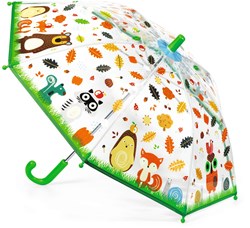 Djeco ombrello per bambini Forest Friends - protezione robusta dalla pioggia