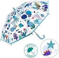 Djeco ombrello bambini Sea - trasparente - vita marina colorata per bambini-2