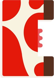 Djeco lettera in legno E - alfabeto animale grafico per cameretta