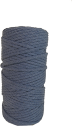 DekoArt DekoArt Macramékoord 4 mm 100 m Blauw