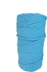 DekoArt DekoArt Macramékoord 4 mm 100 m Turquoise