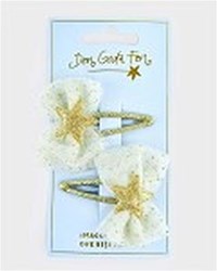 Den Goda Fen fermagli per capelli stelle - accessorio bambini 5cm - set di 2