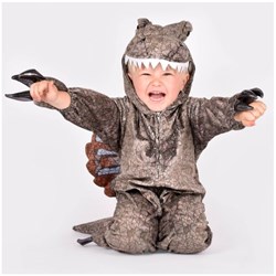 Den Goda Fen costume dinosauro Spinosaurus 3-4 anni grigio