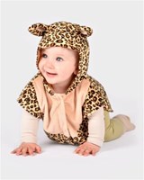 Den Goda Fen mantello leopardo travestimento bambini 1-4 anni