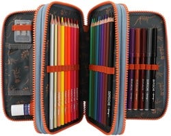 Astuccio Depesche Dino World a 3 scomparti ROAR