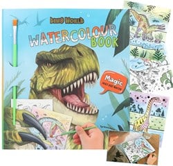 Dino World  waterverf boek