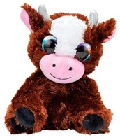 Lumo Stars peluche mucca Molly 15cm - giocattolo morbido con grandi occhi