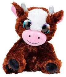 Lumo Stars peluche mucca Molly 15cm - giocattolo morbido con grandi occhi