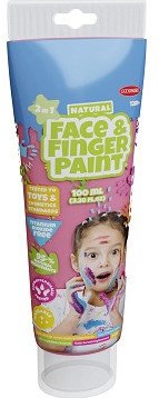 Pittura viso e dita verde 100ml pittura bambini sicura lavabile