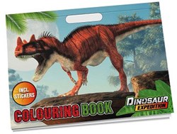 Creative Craft Group libro da colorare dinosauri con adesivi per bambini