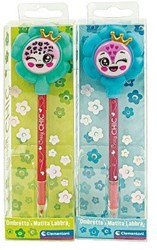 Clementoni trucco giocattolo ombretto matita labbra fiore turchese blu