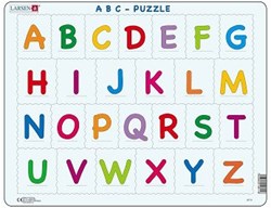 Puzzle educativo imparare a leggere alfabeto 26 pezzi cartone
