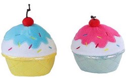 Peluche gelato Fluffy giocattolo - gelato peluche multicolore 16cm