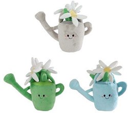 Peluche pianta annaffiatoio con fiori 20cm giocattolo regalo