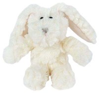 Coniglietto peluche bianco Take Me Home 10cm morbido giocattolo