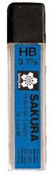 Sakura ricarica portamine 0,7 mm HB mine in polimero di grafite