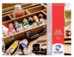 Bruynzeel Blocco carta per pittura acrilica Van Gogh 24x32cm bianco FSC mix