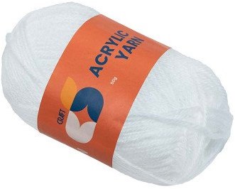 Colorations filato acrilico bianco - filato da maglia 50g per bambini