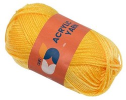 Colorations filato acrilico giallo - filato per bambini 50g