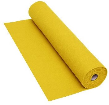 Colorations rotolo feltro giallo materiale creativo 160 gsm 5 m x 45 cm