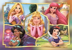 Clementoni puzzle Disney Princess - 104 pezzi giocattolo in cartone