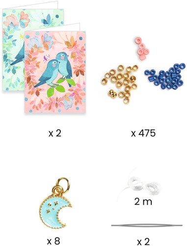 Djeco creazione braccialetti Sky multi-wrap set perline FSC MIX-2