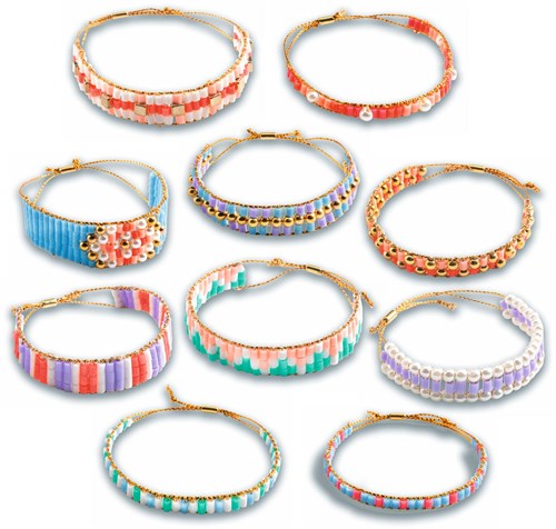 Djeco set perline gioielli giocattolo creativo FSC mix