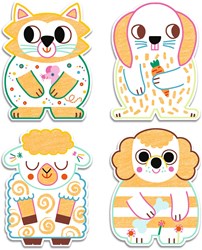 Djeco pagine da colorare per bambini Animali familiari FSC MIX