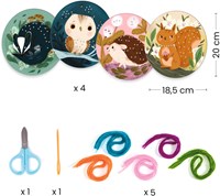 Djeco Petit pas con filo - Giocattolo in legno FSC MIX per bambini piccoli-3