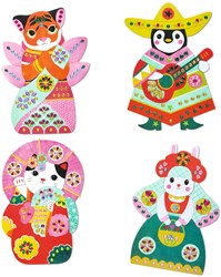 Djeco stickers - brillanti FSC MIX giocattolo creativo