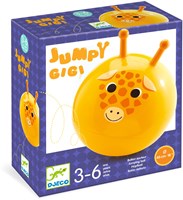 Djeco palla saltellante gialla - giocattolo Jumpy Gigi-3