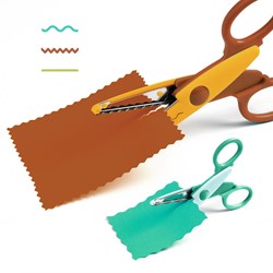 Djeco forbici creative per bambini - set di forbici per lavoretti
