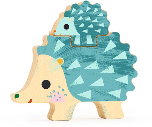 Djeco puzzle in legno giocattolo - Puzz & Play Family FSC 100% sostenibile-3