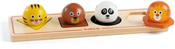 Djeco Ball'n'Co - Palla giocattolo in legno FSC 100% per bambini