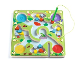 Djeco gioco educativo in legno FrogyMaze - FSC 100% ordinamento magnetico